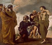Giovanni Lanfranco Moses and the Messengers from Canaan painting